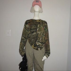 🔥Upcycle camouflage long sleeve shirt